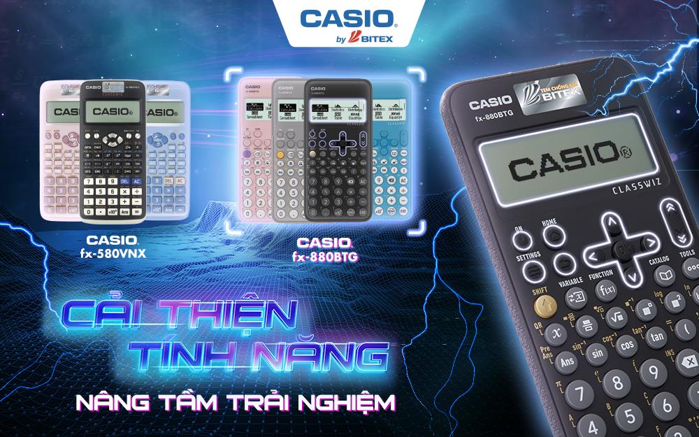 Casio fx-880BTG thế hệ mới gây kinh ngạc với khả năng giải toán và tính năng QR code độc đáo - Ảnh 2.