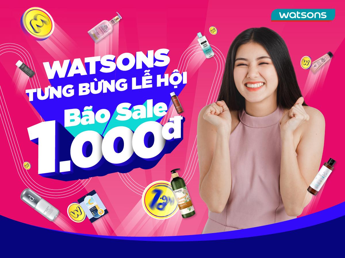 Tháng 9 này có hẹn cùng Lễ hội làm đẹp tại Watsons: Cơ hội cuối cùng “săn sale” 1.000Đ - Ảnh 1.