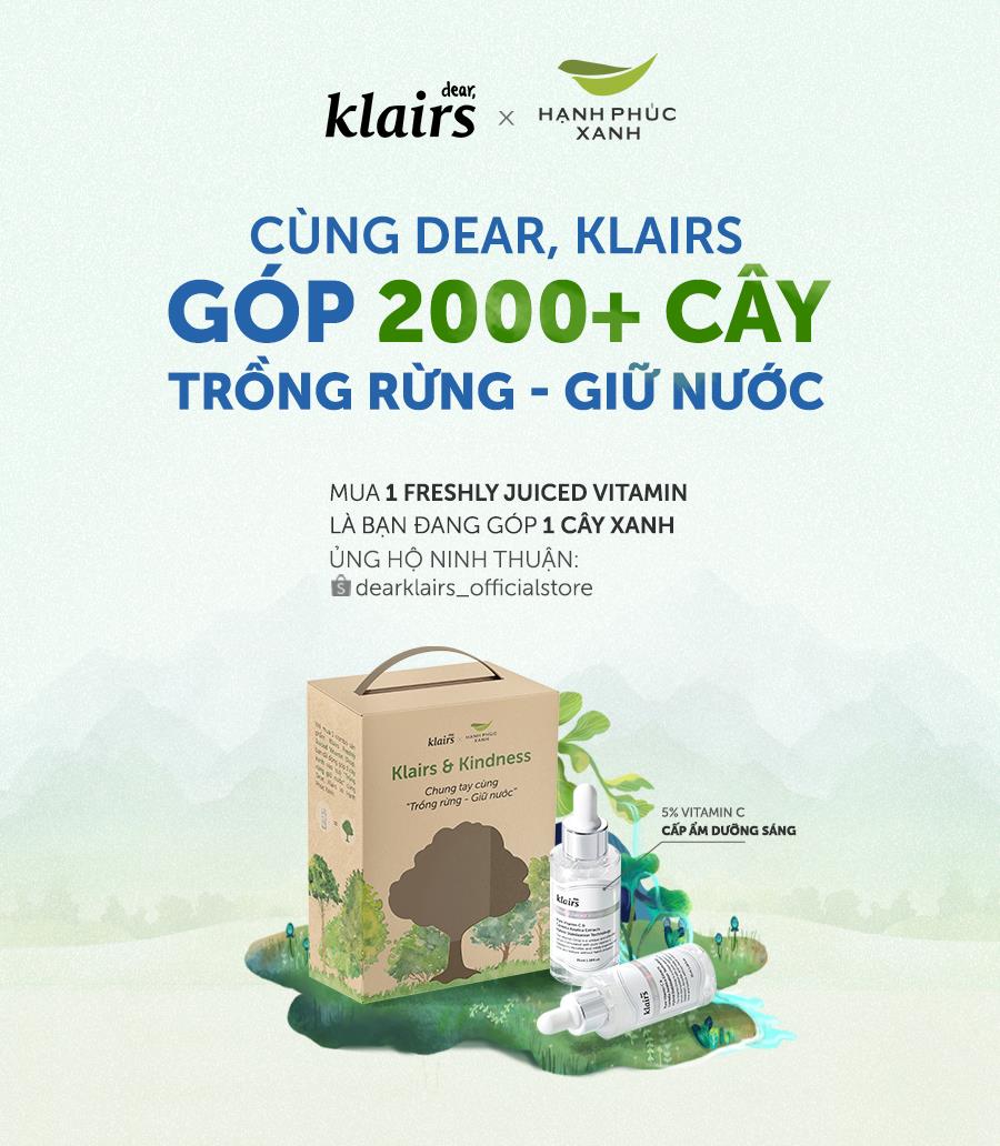 Cùng Dear, Klairs góp cây trồng rừng giữ nước - Ảnh 4.