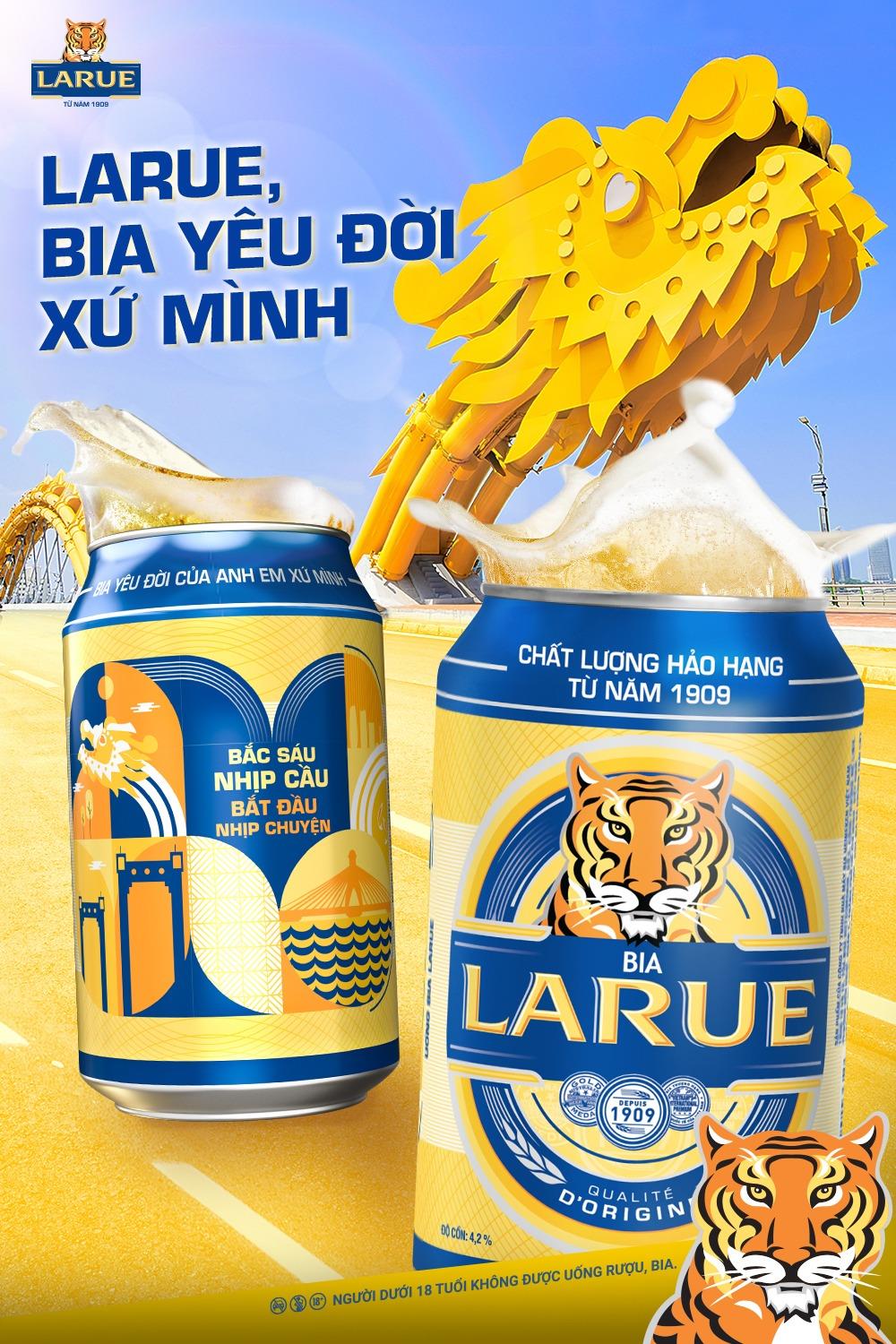 Khoe quê như anh em Đà Nẵng, Quảng Nam cùng bộ sưu tập lon phiên bản giới hạn của bia Larue - Ảnh 2.