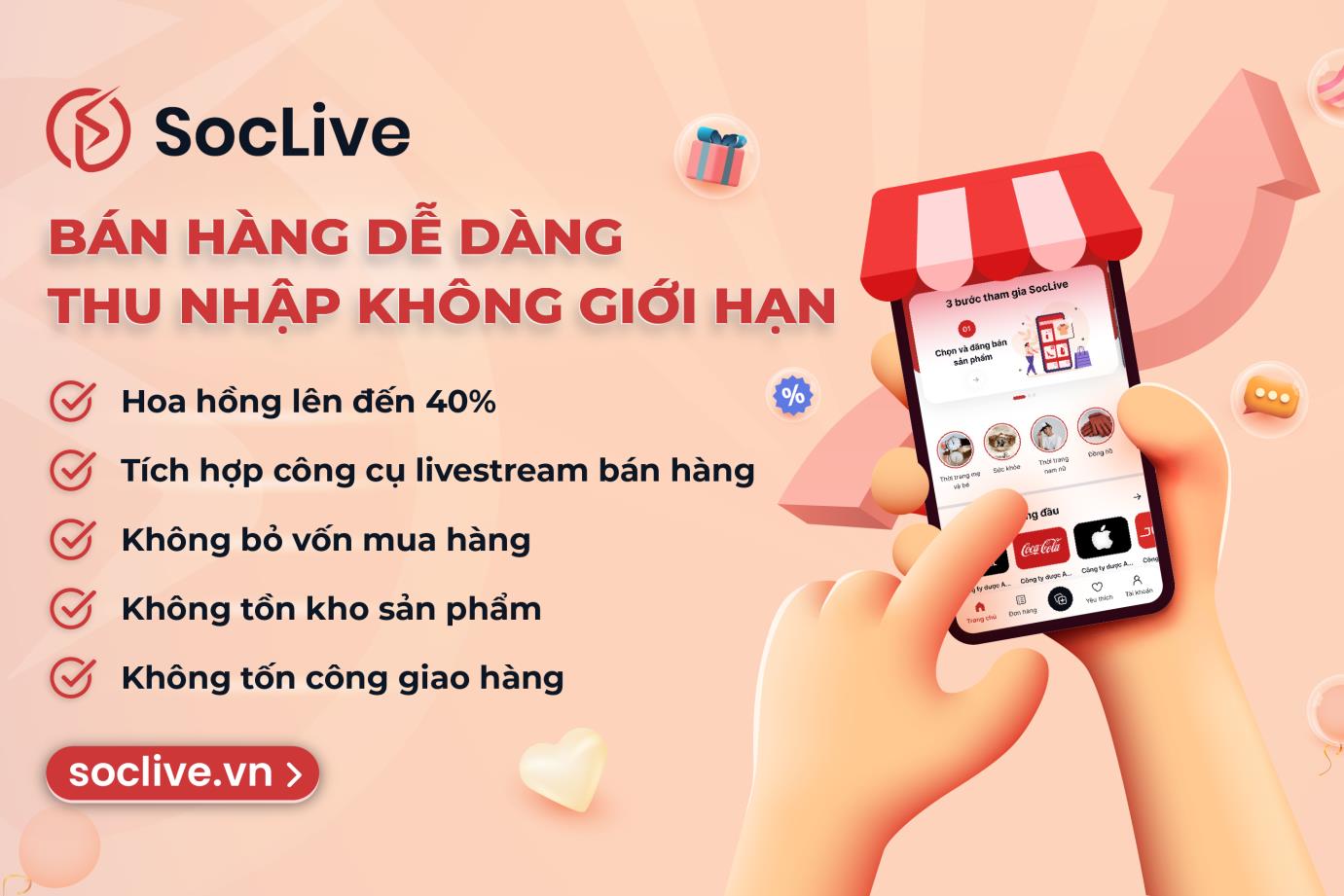 Cộng đồng người bán hàng online tìm thấy &quot;vũ khí&quot; bí mật SocLive giúp đạt đỉnh doanh số - Ảnh 2.