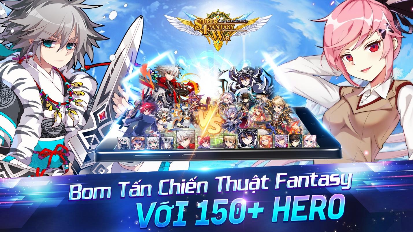 Super Fantasy War – Mộng Ảo Thánh Chiến: Bom tấn chiến thuật từ Nexon chính thức ra mắt, tặng 2000 mã quà tặng - Ảnh 1.