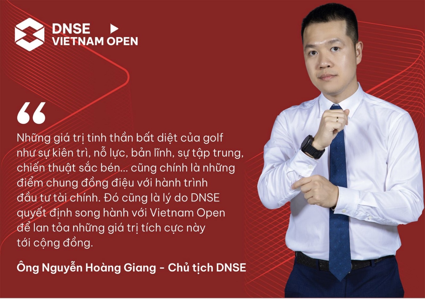 DNSE &quot;dẫn sóng&quot; vào giải golf chuyên nghiệp quốc tế tại Việt Nam - Ảnh 3.