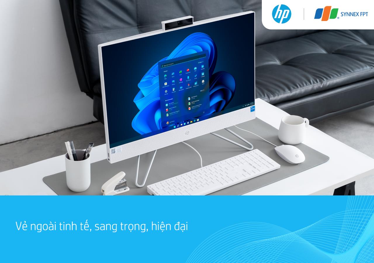 HP All-in-one 24-cb1011d: Thiết kế tinh tế, hiệu năng cao, cảm ứng tiện lợi - Ảnh 2.