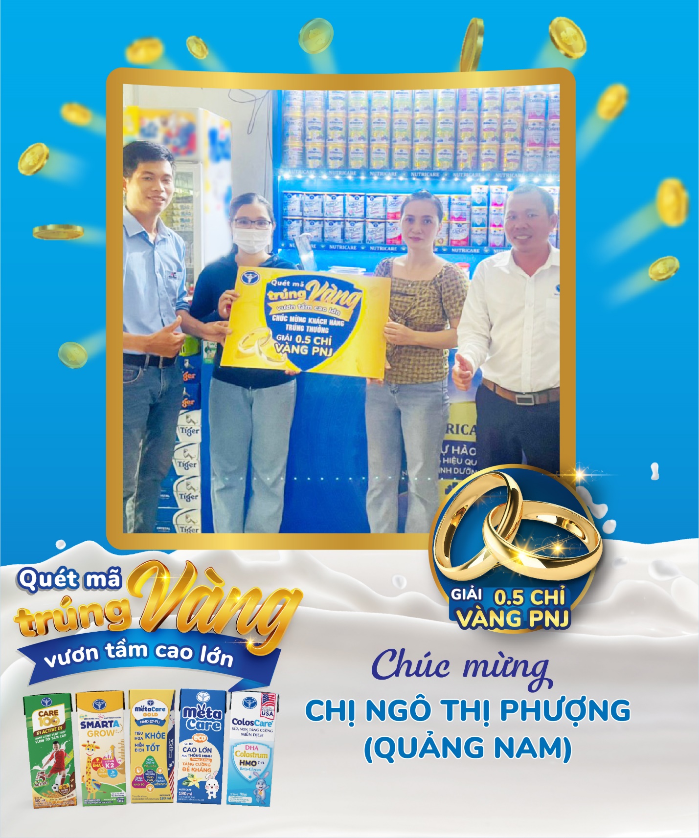 Bùng nổ quà tặng, thêm cơ hội nhận thưởng với CTKM “Quét mã trúng vàng - Vươn tầm cao lớn” - Ảnh 1.