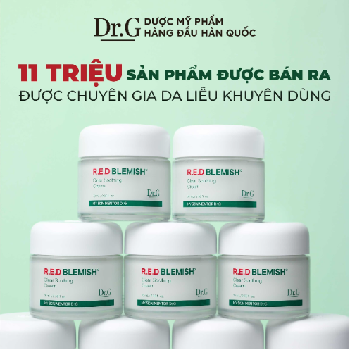 Giải mã kem dưỡng đình đám tại Hàn Quốc - Dr.G R.E.D Blemish Clear Soothing Cream - Ảnh 2.