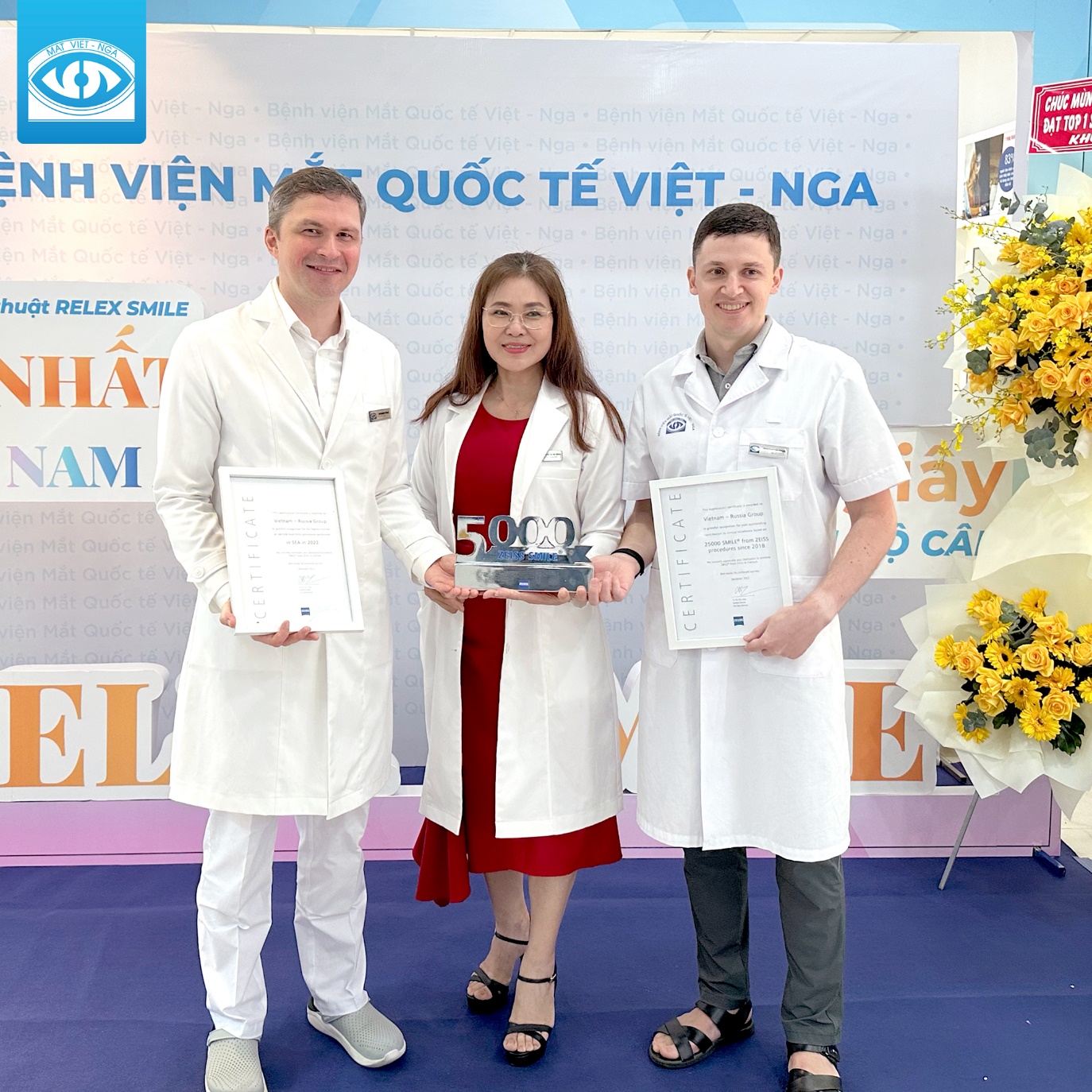 Bệnh Viện Mắt Quốc Tế Việt - Nga vinh dự nhận 4 giải thưởng thành tựu phẫu thuật khúc xạ của khu vực Đông Nam Á - Ảnh 1.