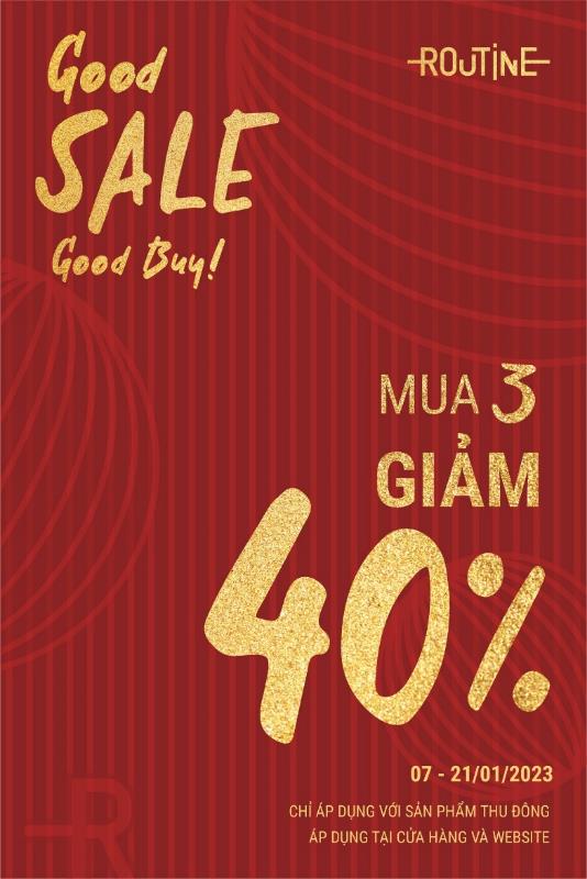 Cùng Routine đón Tết tiết kiệm - mua 3 giảm 40% - Ảnh 1.