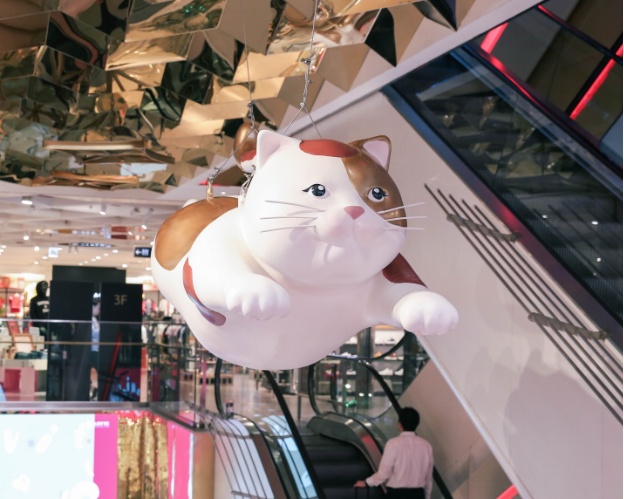Chào đón năm mới đầy cảm hứng tích cực từ những chú mèo tại Lotte Department Store - Ảnh 2.