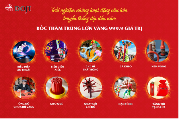 DOJI tổ chức Lễ hội Vàng – Gold Festival 2023 dịp Thần Tài - Ảnh 1.