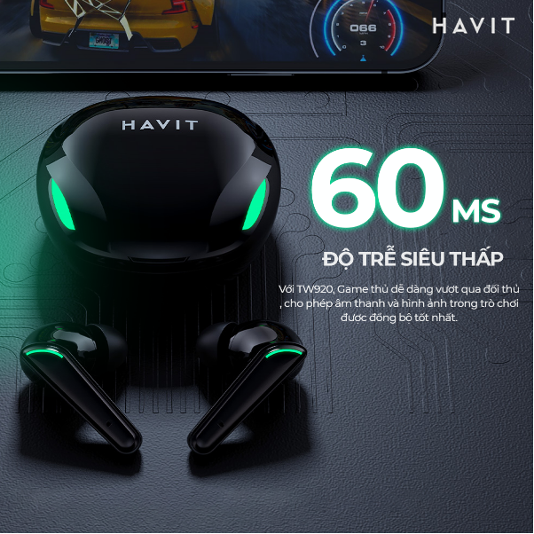 Tai nghe Gaming Havit TW920 tái hiện chân thực âm thanh toàn cảnh 360 độ - Ảnh 2.
