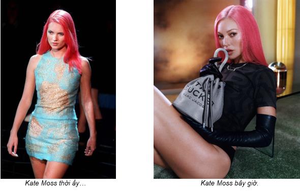 “Young Pink Kate” 24 năm sau: Kate Moss tái xuất trong chiến dịch Marc Jacobs Resort 2022/2023 - Ảnh 2.