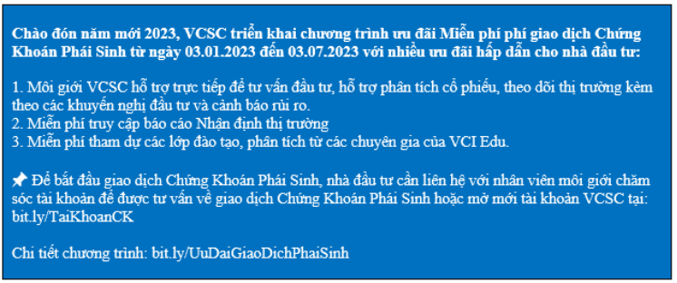 Miễn phí phí giao dịch chứng khoán phái sinh 06 tháng - Ảnh 1.