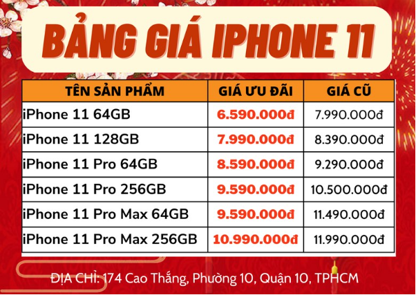 Tết là sale hết: iPhone 11 Pro Max còn 9,5 triệu, 12 Pro Max, 13 Pro Max giảm sốc - Ảnh 2.