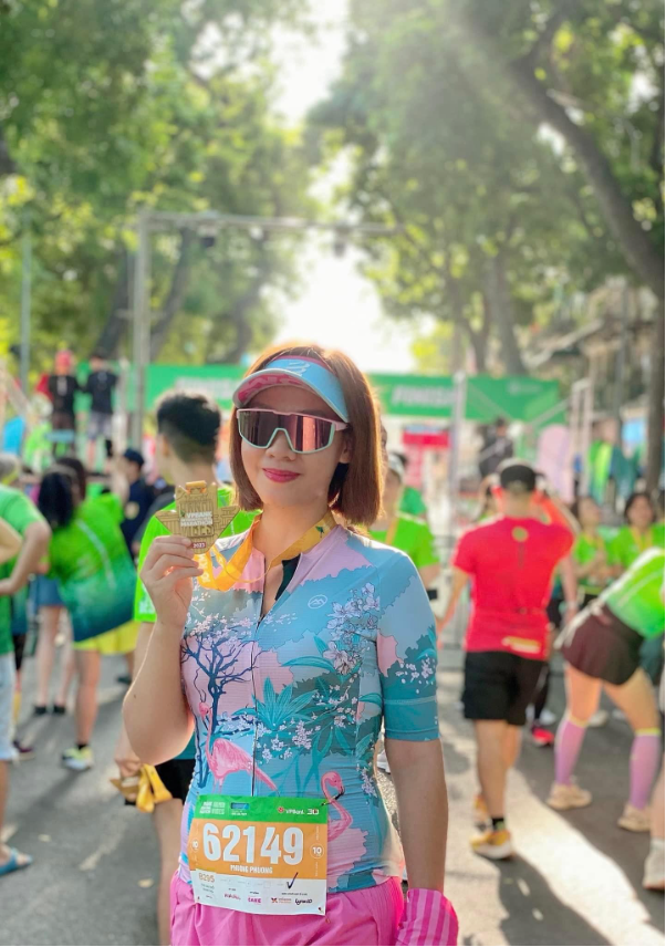 Những bóng hồng rạng rỡ trên đường chạy VPIM 2023 - Ảnh 7. Những bóng hồng rạng rỡ trên đường chạy VPIM 2023 - Ảnh 7.
