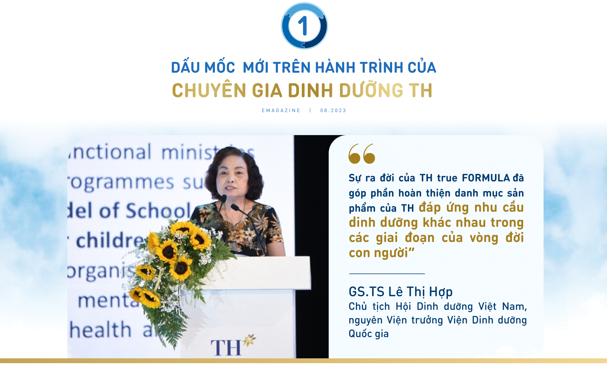 Hành trình của chuyên gia dinh dưỡng TH - Ảnh 1.