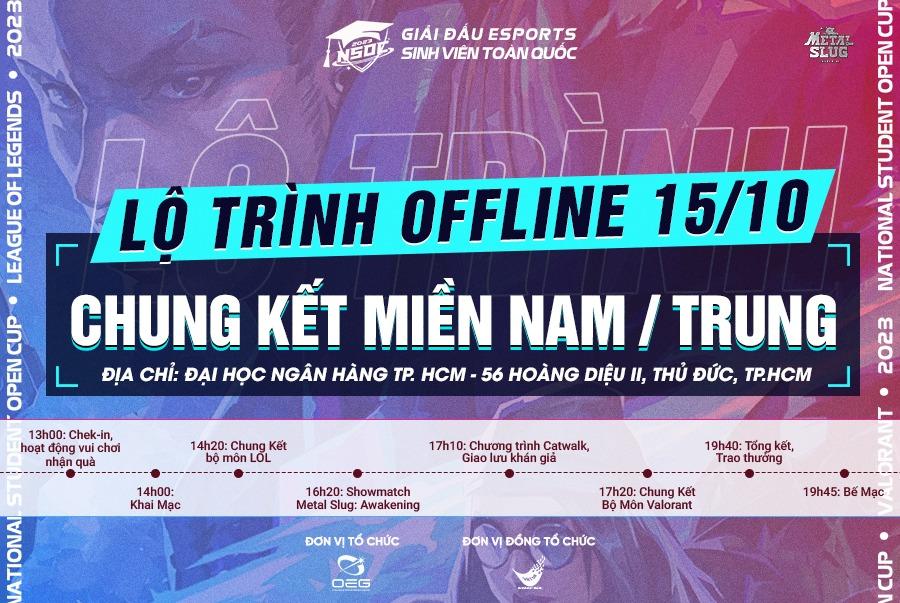 Sống trọn khoảnh khắc siêu hấp dẫn cùng Sangtraan, Theanh96 tại chung kết miền của National Student Open Cup 2023
