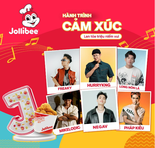 Jollibee khởi động Hành Trình Cảm Xúc - Lan tỏa triệu niềm vui tại 20 trường đại học lớn - Ảnh 3.