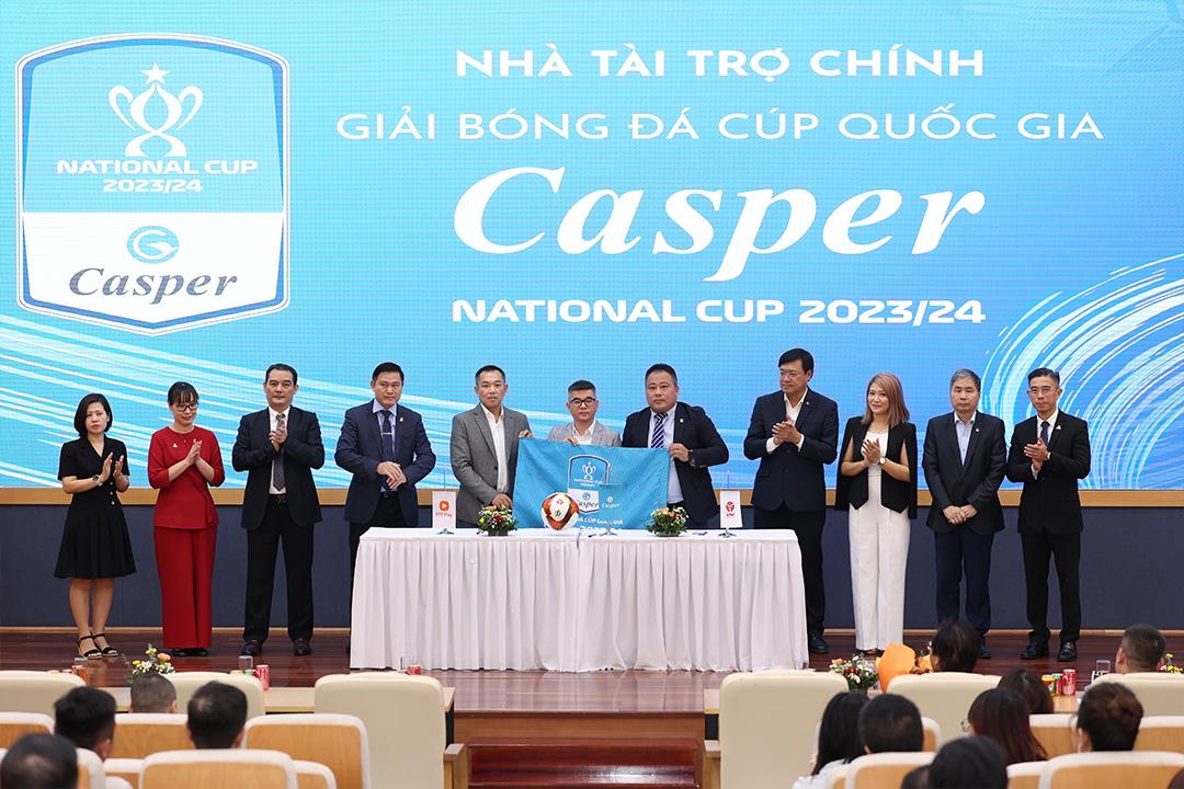 Casper Việt Nam tài trợ chính Cúp Quốc gia 2023/24 - Ảnh 1.