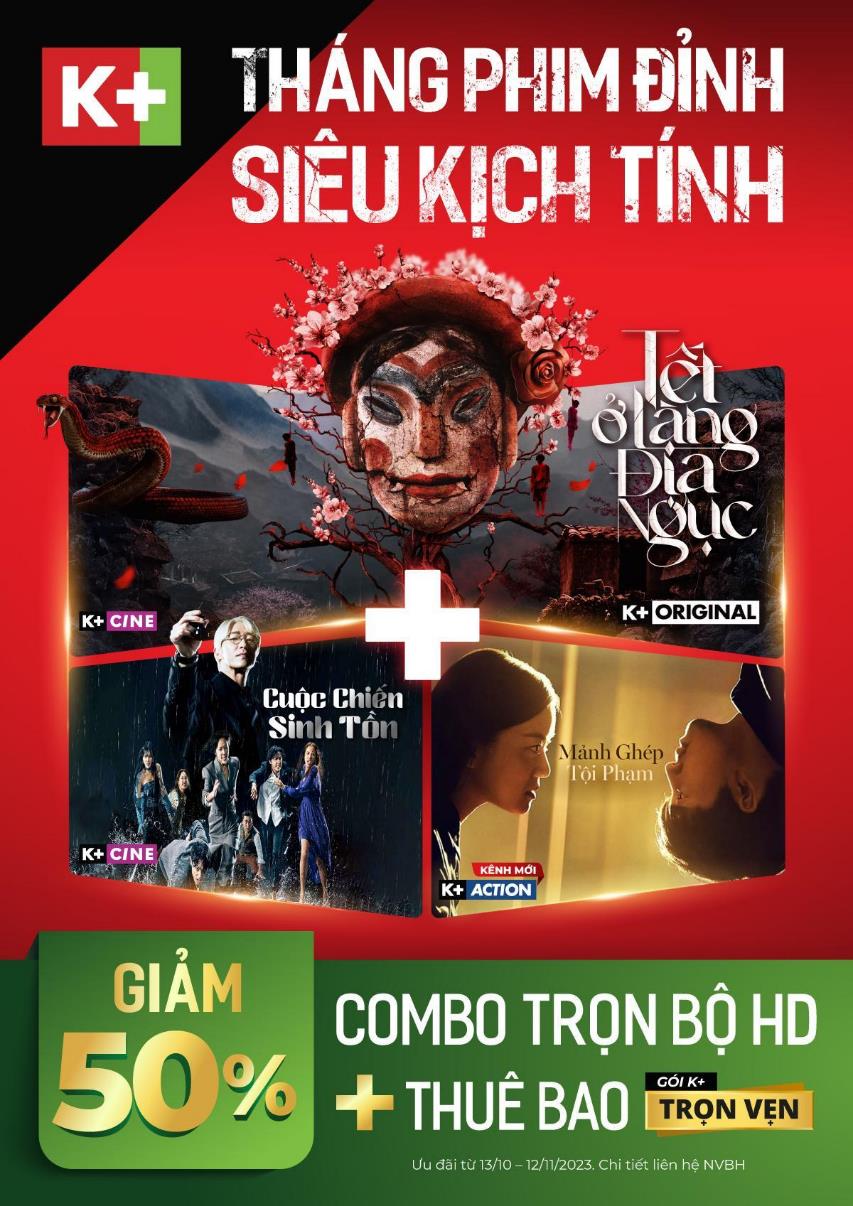 U mê ngay với loạt bom tấn hành động đỉnh cao sắp ra mắt trên K+