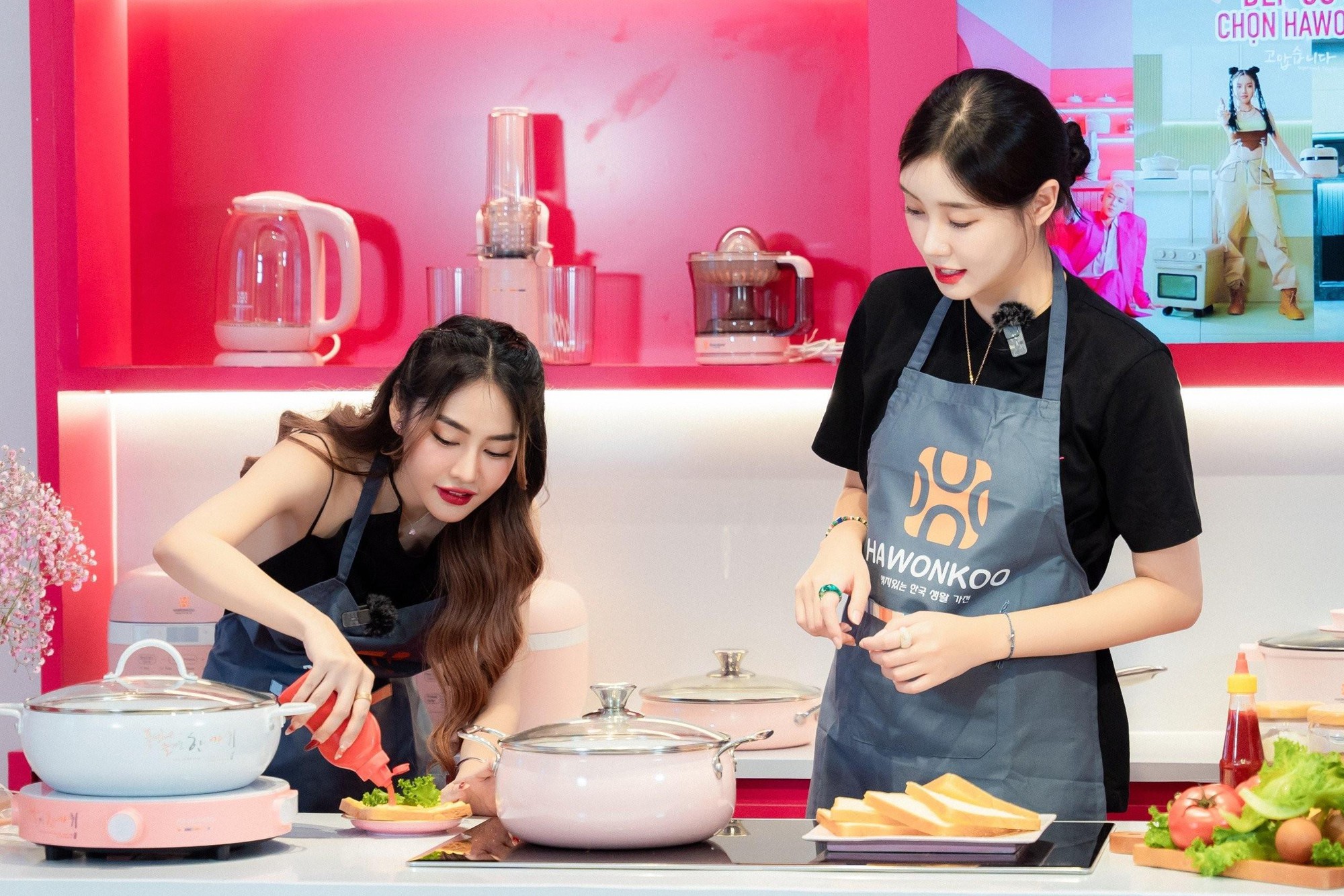 Vừa sang Việt Nam, Hoa hậu Hàn Quốc tất bật vào bếp vì lý do không ai ngờ tới - Ảnh 2.