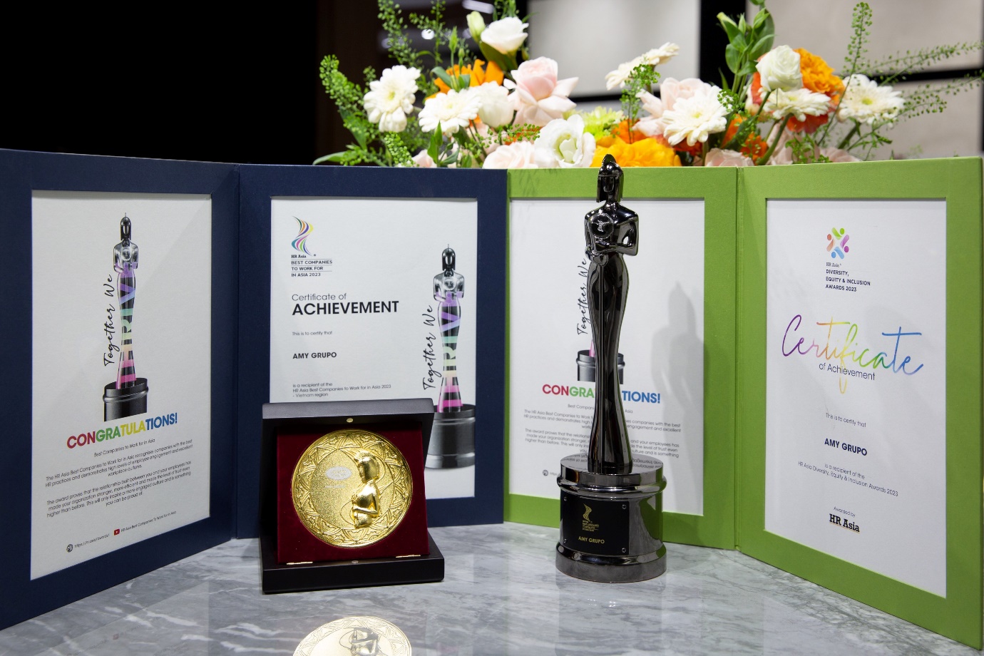 AMY GRUPO vinh dự nhận giải thưởng “Nơi làm việc tốt nhất châu Á năm 2023” - Ảnh 1.