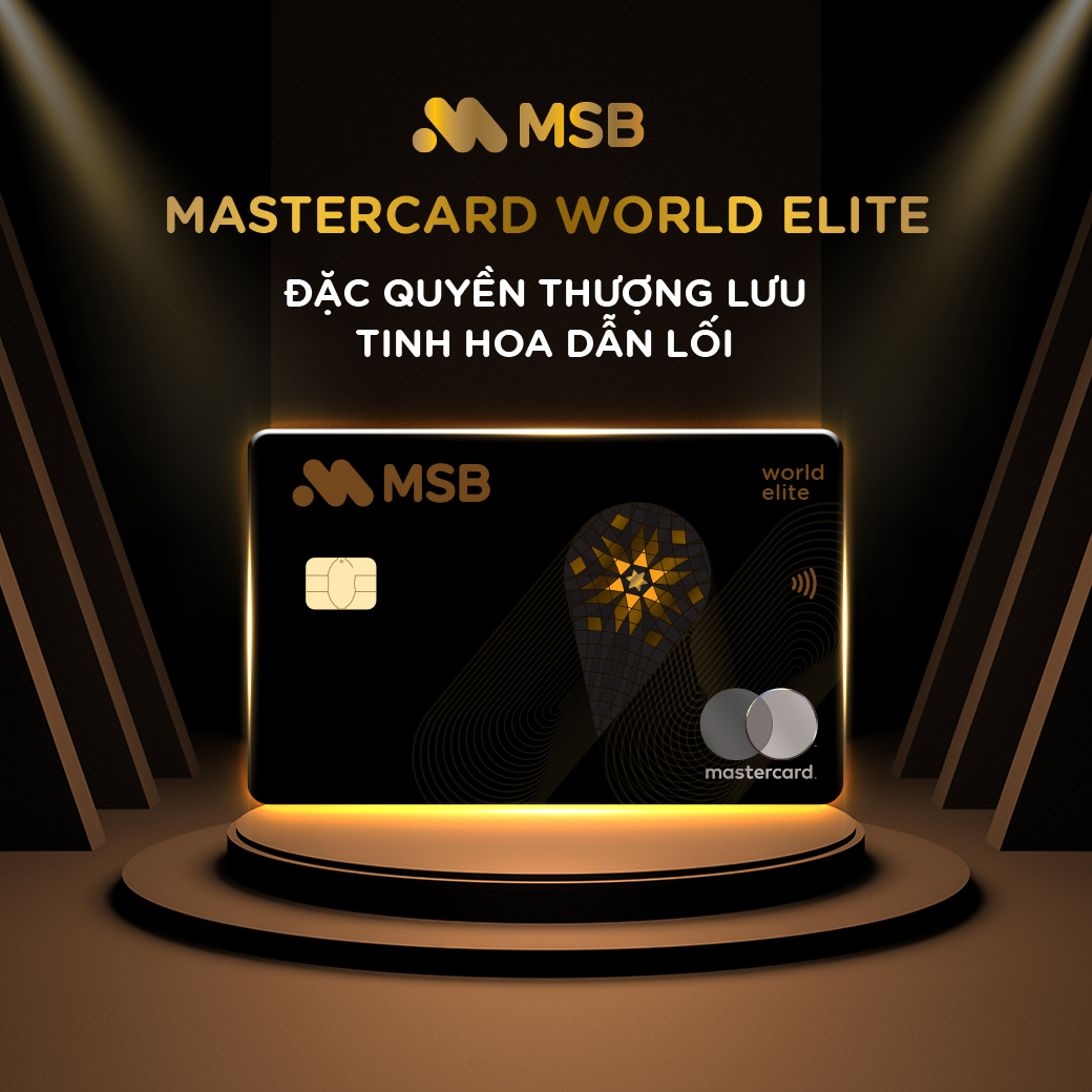Thẻ tín dụng Mastercard World Elite đầu tiên tại Việt Nam chính thức ra mắt - Ảnh 1.