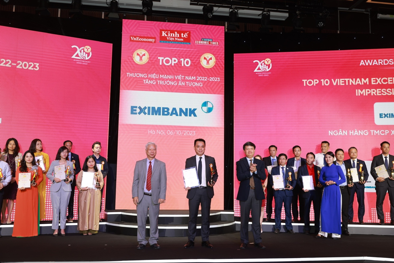 Eximbank vào Top 10 Thương hiệu mạnh – Tăng trưởng ấn tượng năm 2023 - Ảnh 1.