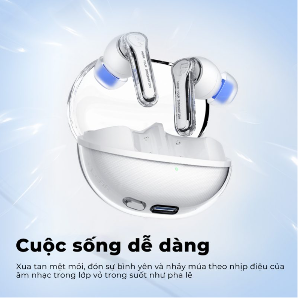 Trình làng Soundpeats Clear: thiết kế trong suốt, công nghệ hiện đại, pin dùng 40 giờ - Ảnh 2.