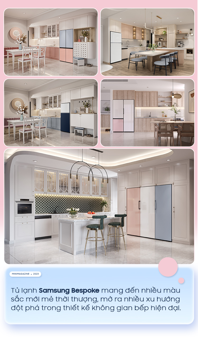 Mang màu sắc thời thượng vào không gian bếp, tủ lạnh Samsung Bespoke mở ra xu hướng nội thất mới cho người dùng - Ảnh 4.