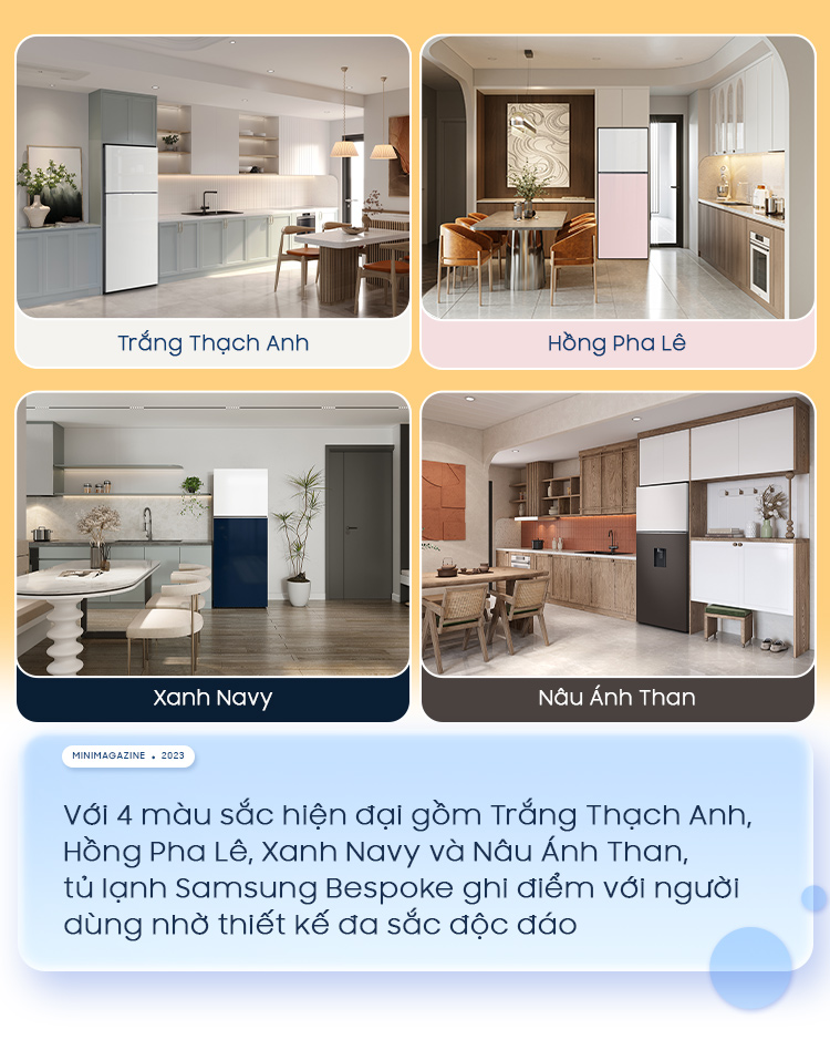 Mang màu sắc thời thượng vào không gian bếp, tủ lạnh Samsung Bespoke mở ra xu hướng nội thất mới cho người dùng - Ảnh 6.