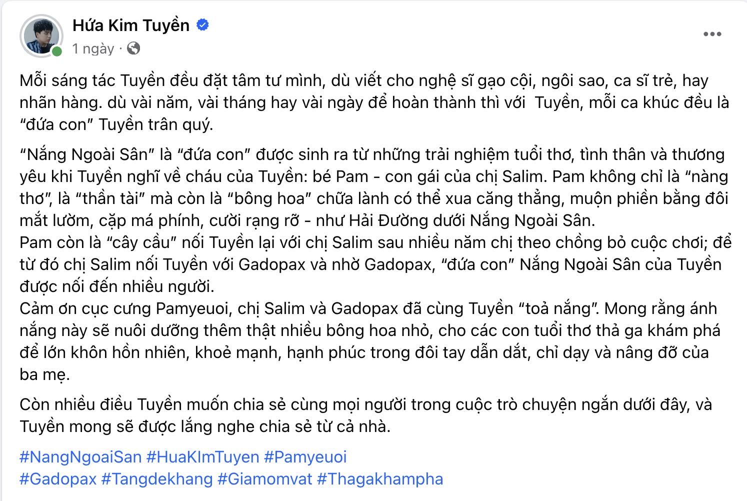 Gọi Pam Yêu Ơi là “bông hoa chữa lành”, Hứa Kim Tuyền đưa ra những chia sẻ về quan điểm nuôi dạy con hiện đại - Ảnh 1.