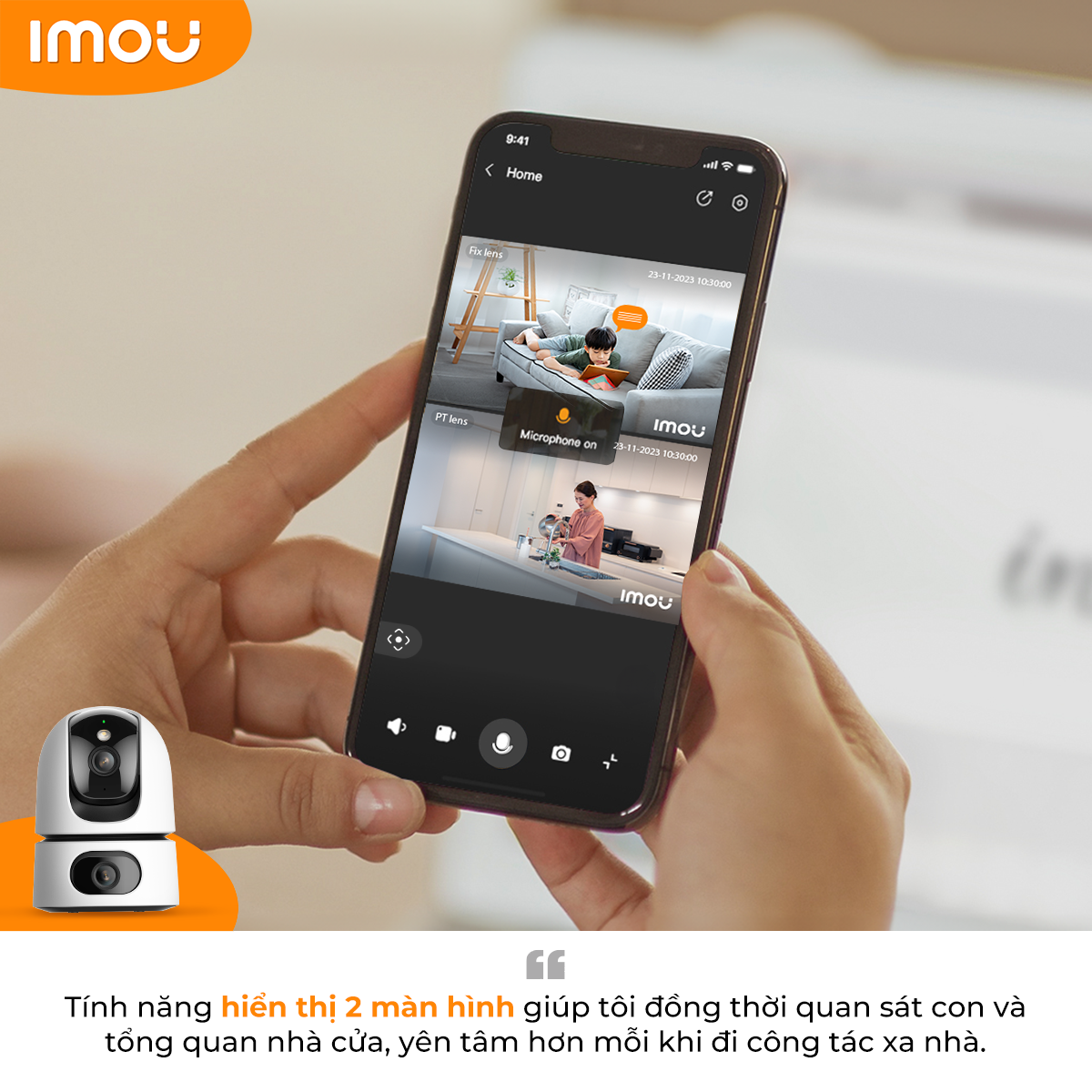 Đồng hành cùng con mọi lúc mọi nơi với camera thông minh - Ảnh 1.