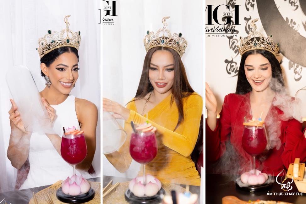Top 10 Miss Grand International 2023 “đổ bộ” Nhà hàng Chay Tuệ: Ẩm thực chay nâng tầm quốc tế - Ảnh 4.