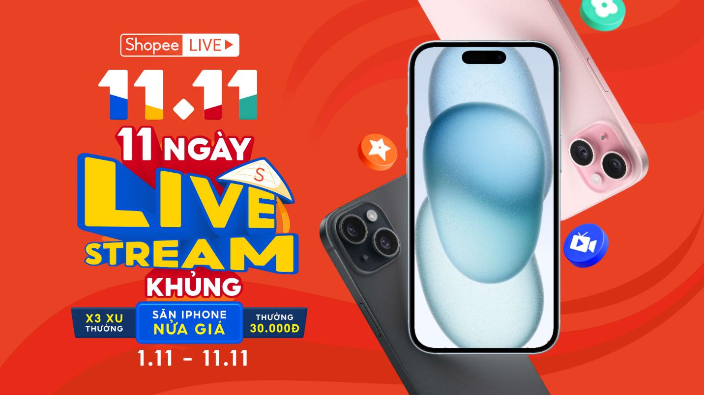 11 Ngày Livestream Khủng: Phương Min “khui” loạt deal xịn trên sóng Shopee Live, hé lộ giá iPhone 15 khiến ai cũng ngỡ ngàng - Ảnh 4.