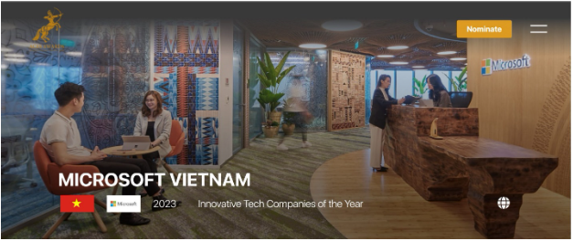 Microsoft Việt Nam: Một trong những doanh nghiệp công nghệ sáng tạo khu vực châu Á 2023 - Ảnh 1.