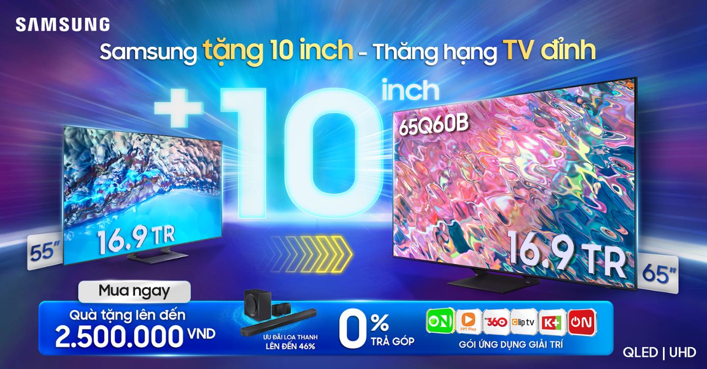Samsung tung siêu sale 11.11: mua TV 55 inch chỉ với 11 triệu và nhiều ưu đãi khác - Ảnh 2.