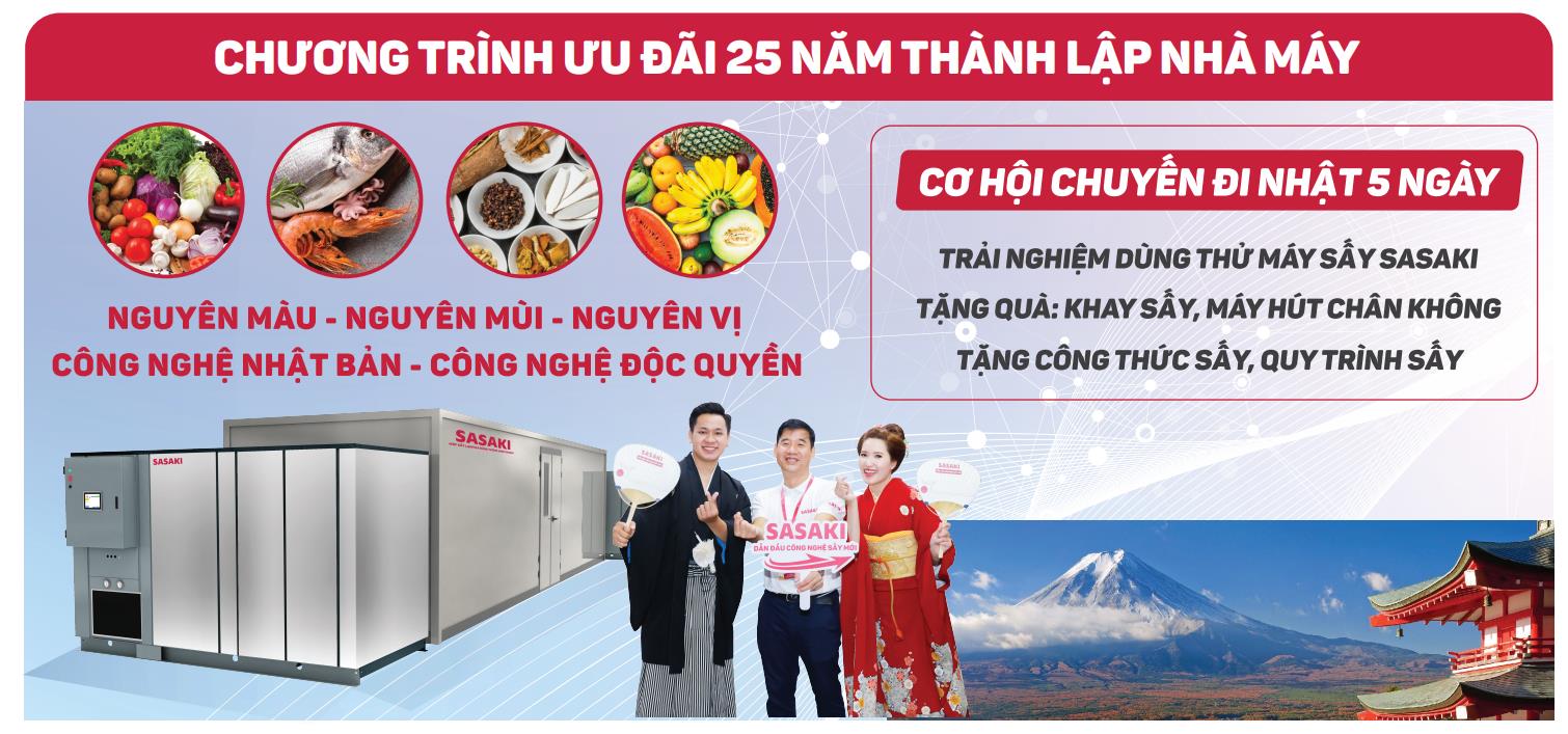 SASAKI đột phá công nghệ sấy đa năng trong ngành chế biến nông sản - Ảnh 2.