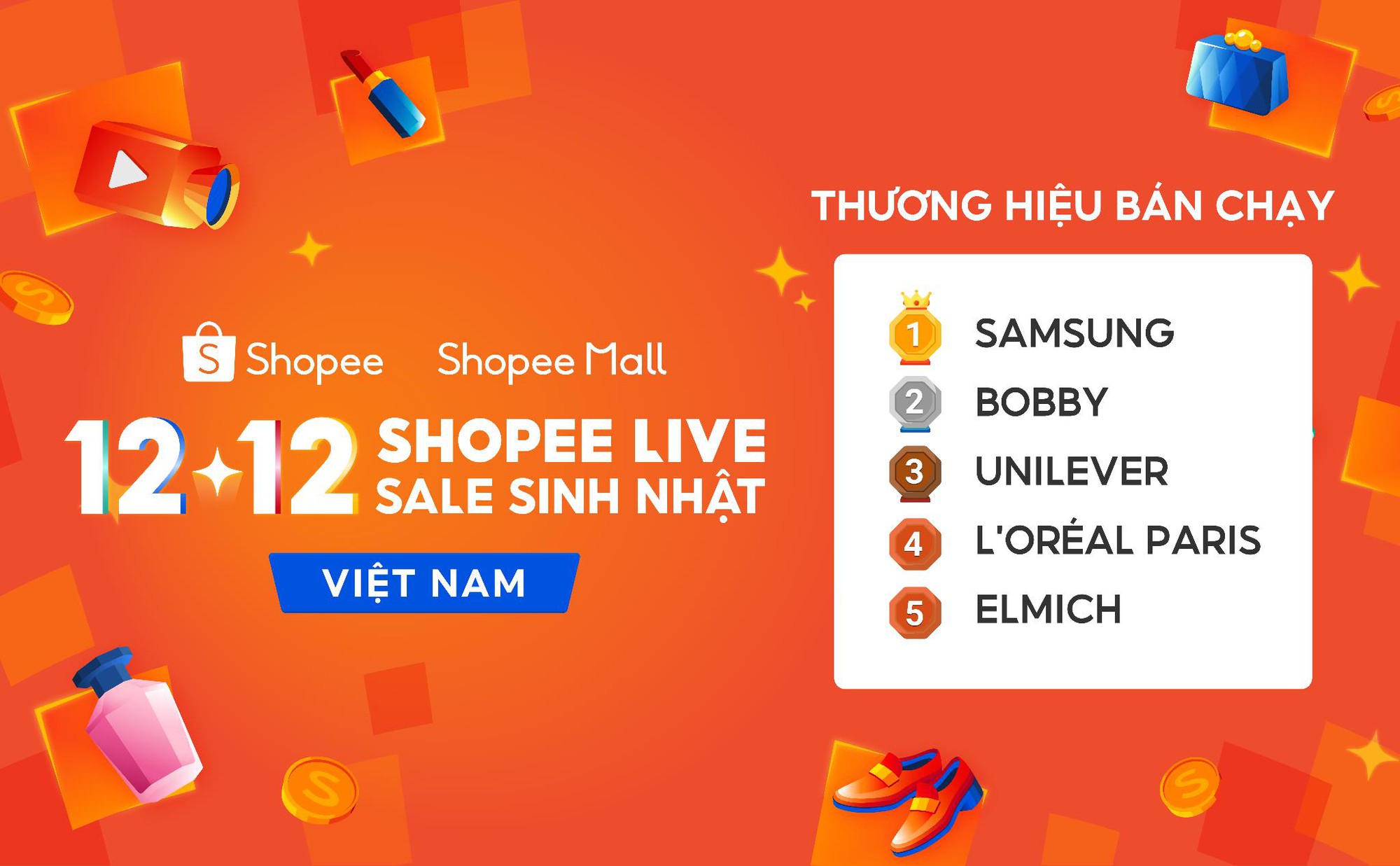 Shopee lập kỷ lục số sản phẩm bán ra qua livestream tăng gấp 28 lần trong ngày 12.12 - Ảnh 1.