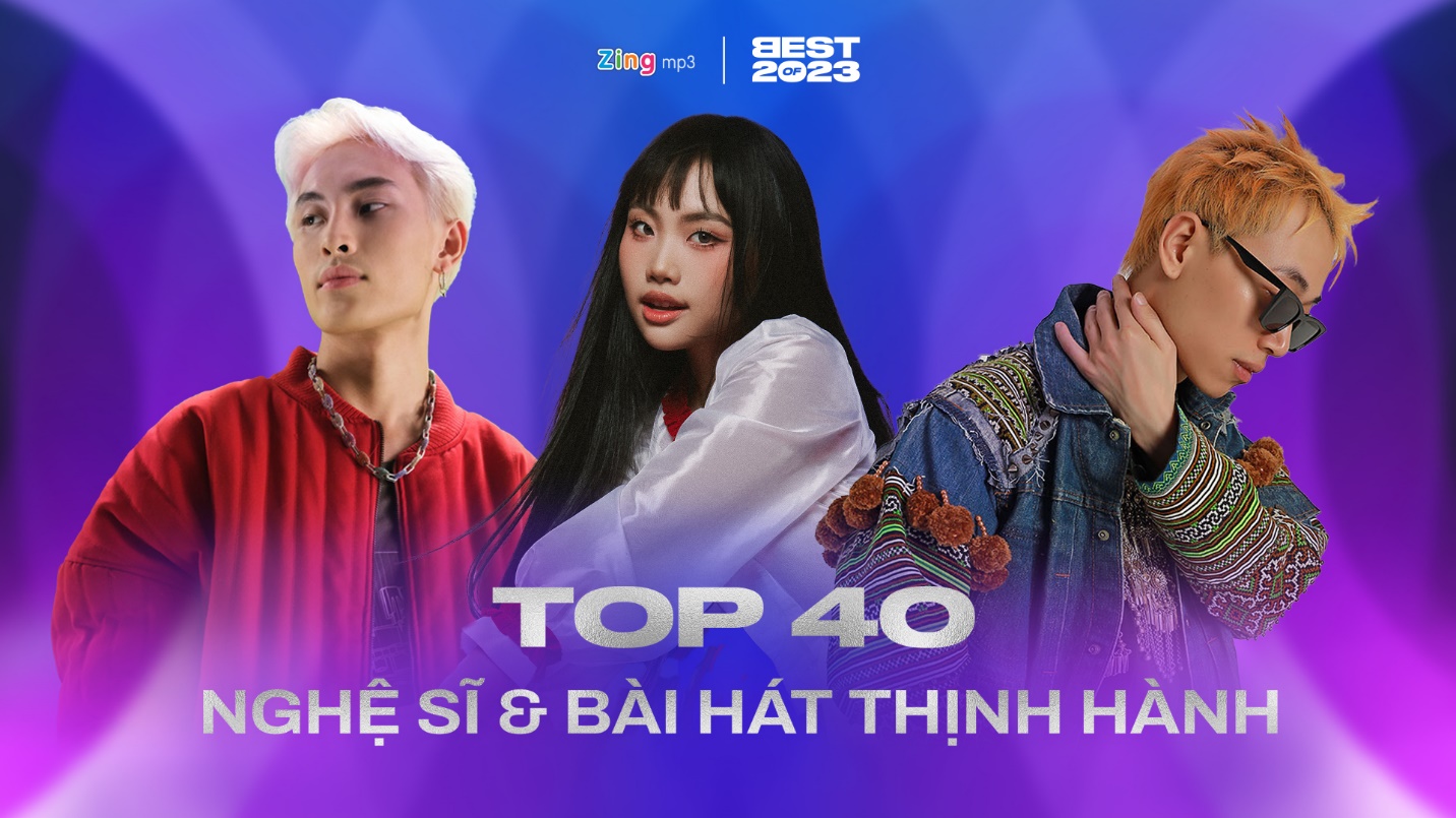 Top 40 nghệ sĩ và bài hát thịnh hành nhất Vpop năm 2023: Tăng Duy Tân lập cú đúp - Ảnh 1.