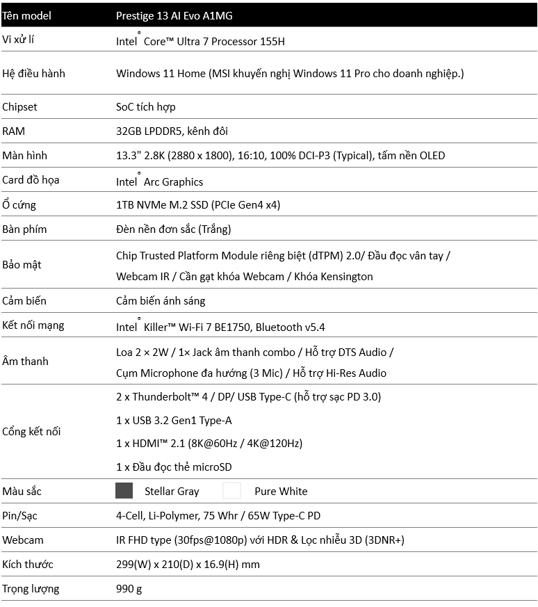 Prestige 16 AI Series mới tới từ MSI – Ngôi sao mới của kỉ nguyên laptop trang bị AI - Ảnh 7.