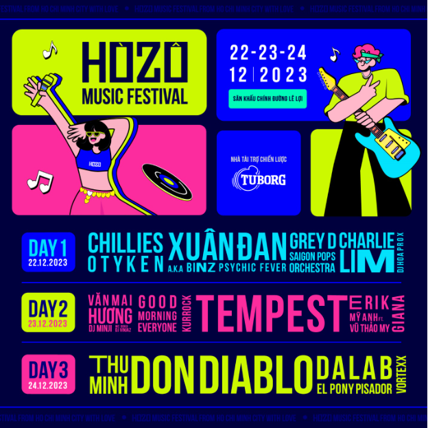 Cùng TUBORG, raver Sài Thành thăng hoa cảm xúc âm nhạc tại HOZO Super Fest 2023 - Ảnh 2.