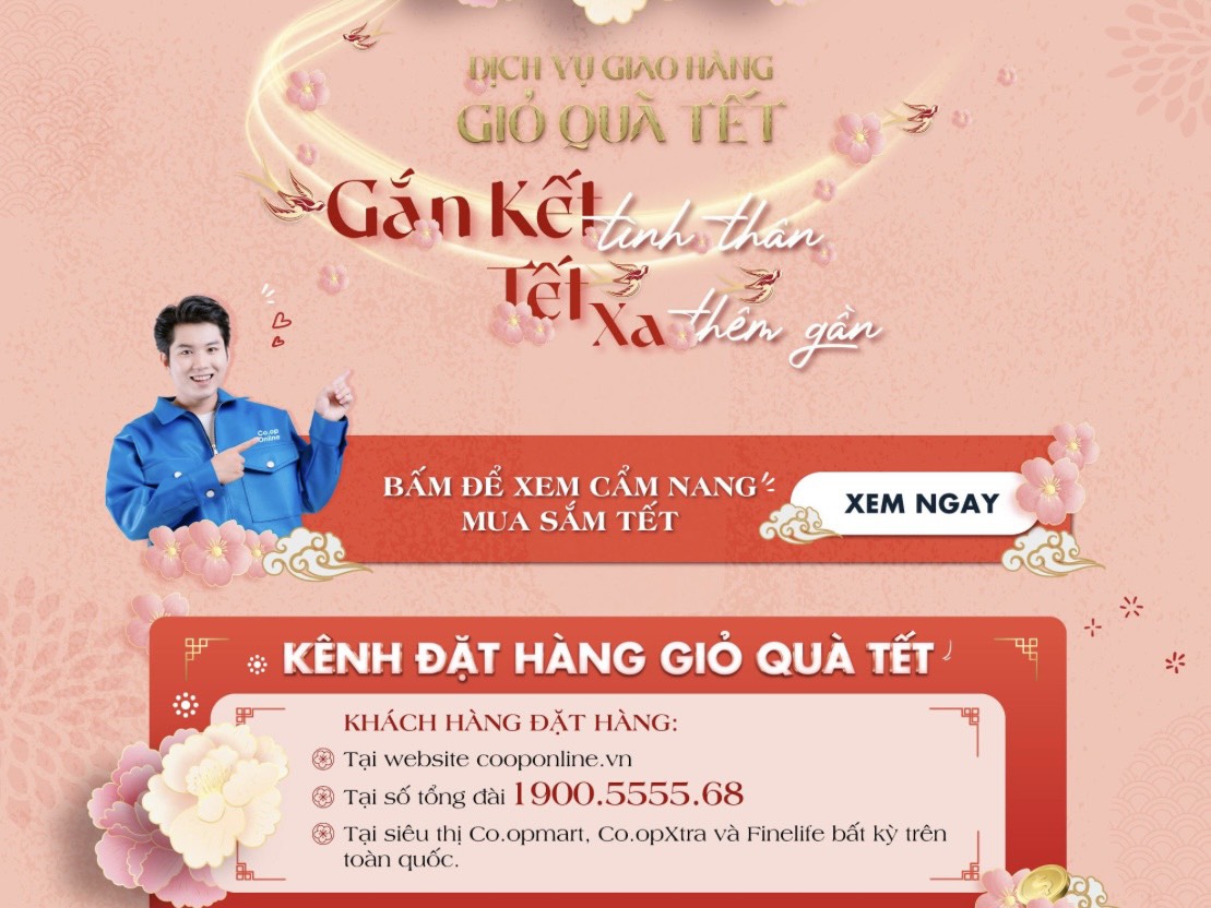 Saigon Co.op đưa tết Việt lên online - Ảnh 1.