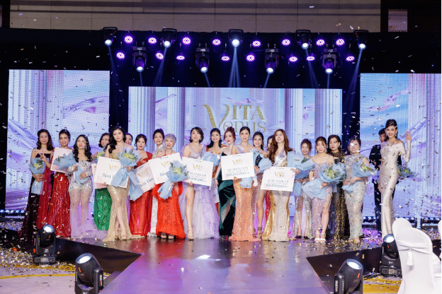 Siêu mẫu Võ Hoàng Yến, diễn viên Khánh Huyền khoe nhan sắc mỗi người một vẻ tại sự kiện VITA Venus Gala Dinner - Ảnh 5.