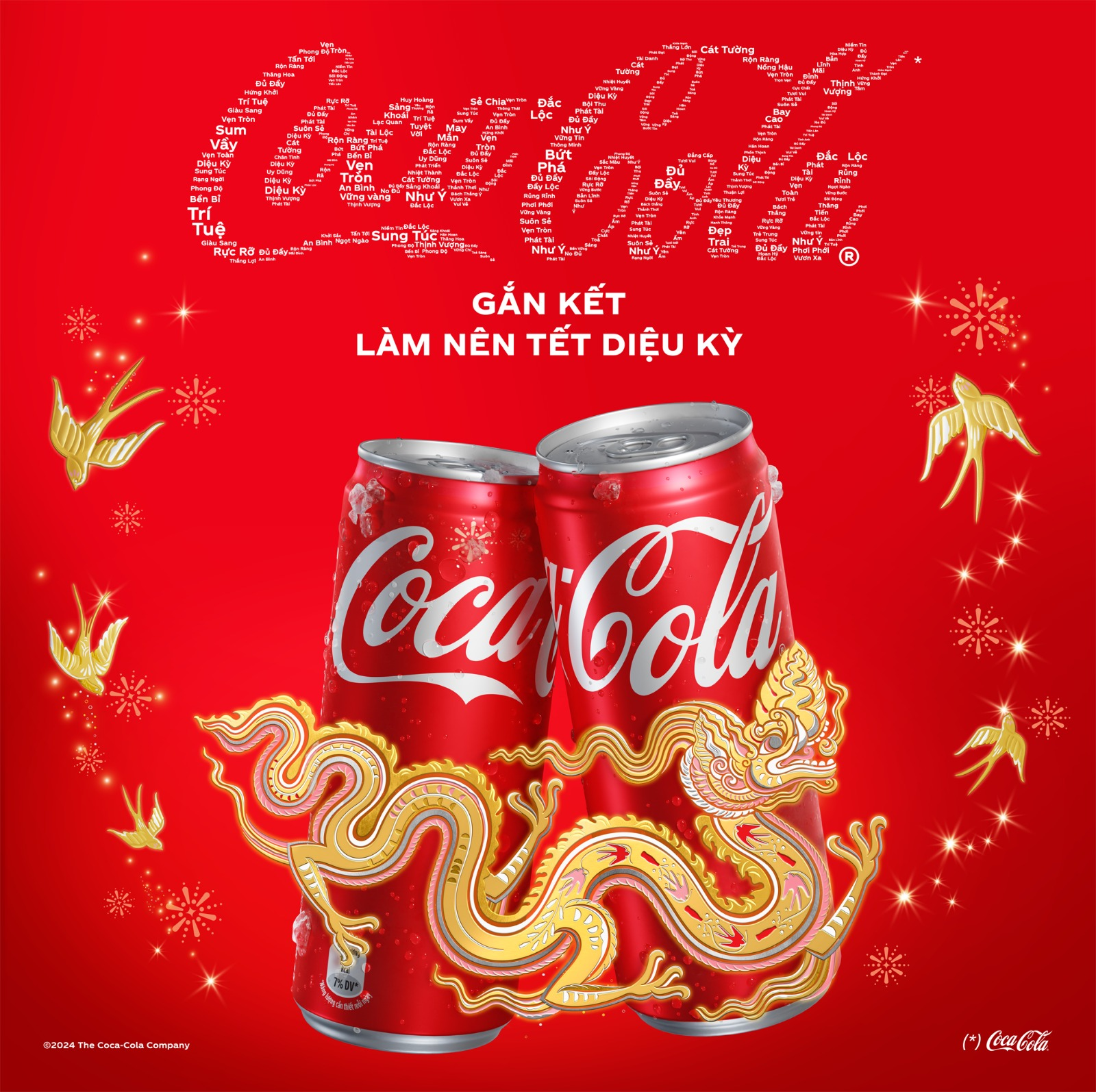 Coca-Cola lan tỏa thông điệp &quot;Gắn Kết Làm Nên Tết Diệu Kỳ&quot; cho Tết 2024 - Ảnh 1.