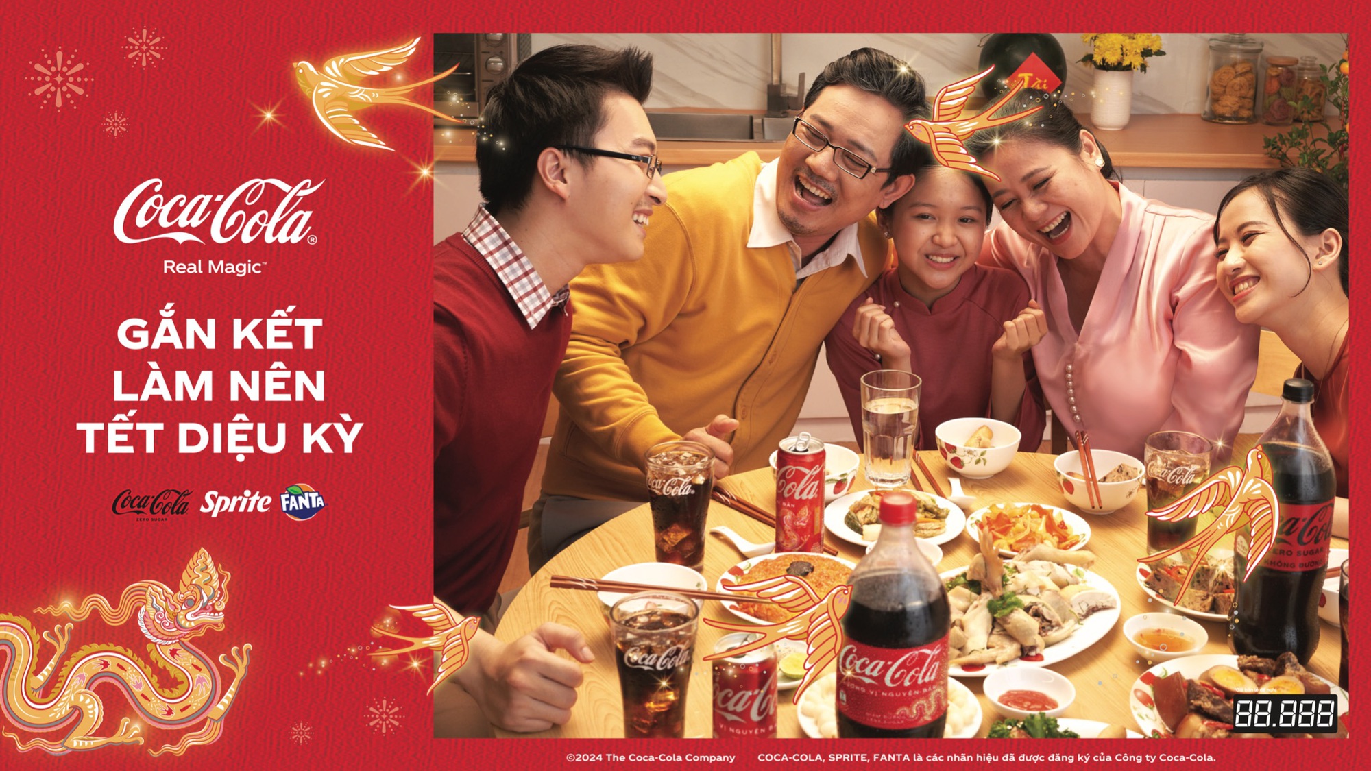 Coca-Cola lan tỏa thông điệp &quot;Gắn Kết Làm Nên Tết Diệu Kỳ&quot; cho Tết 2024 - Ảnh 3.