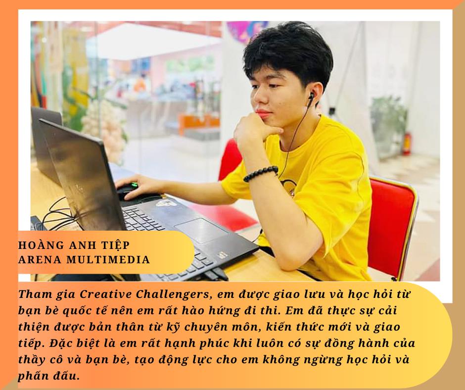 Thế hệ trẻ Việt Nam bội thu giải thưởng lớn tại Cuộc thi Creative Challengers của Arena Multimedia - Ảnh 3.