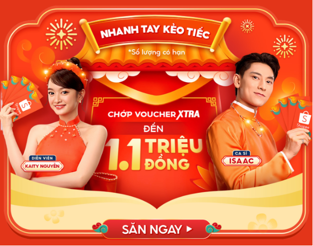 Đón Tết hoành tráng như Shopee: Sale trọn cả tháng chiêu đãi người dùng - Ảnh 2.