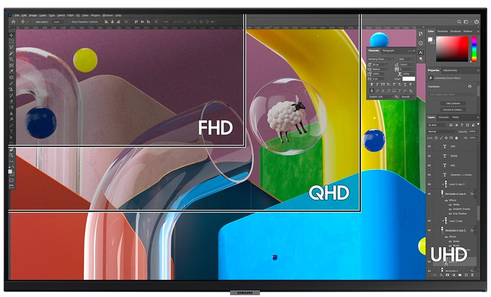 Samsung UR55 và Viewfinity S8: 2 mẫu màn hình đồ họa của Samsung dành cho người mới bắt đầu - Ảnh 1.