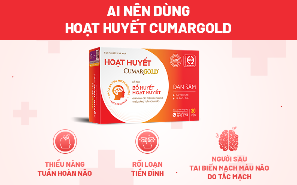 Hoạt huyết CumarGold - Giải pháp hỗ trợ bổ huyết, tăng tuần hoàn não - Ảnh 2.